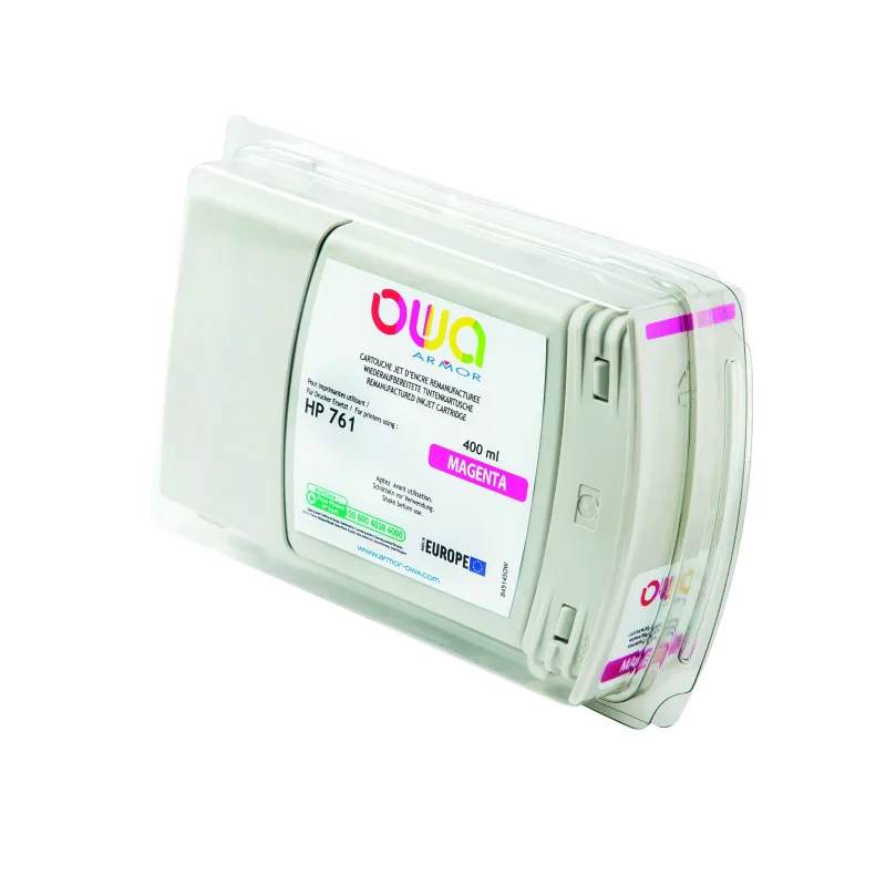 OWA Armor ink-jet kompatibilní s HP DJ T7100 magenta, 400ml,kom.s CM993A B45145OW