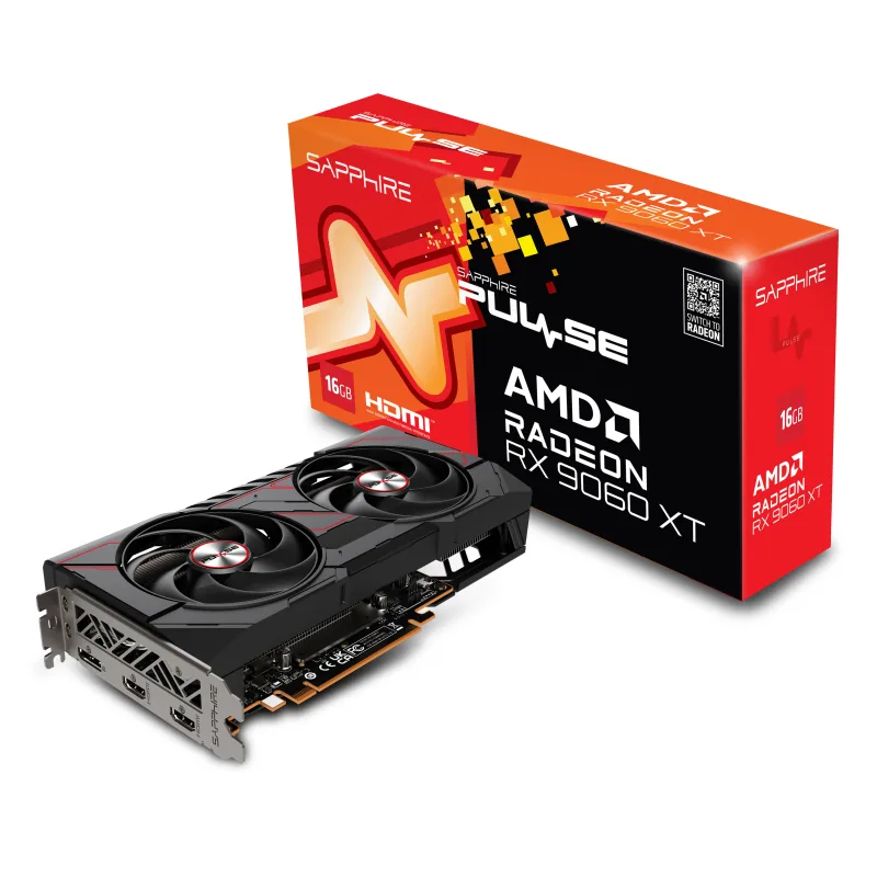 Sapphire PULSE AMD Radeon RX 9060 XT/16GB/GDDR6 11350-03-20G