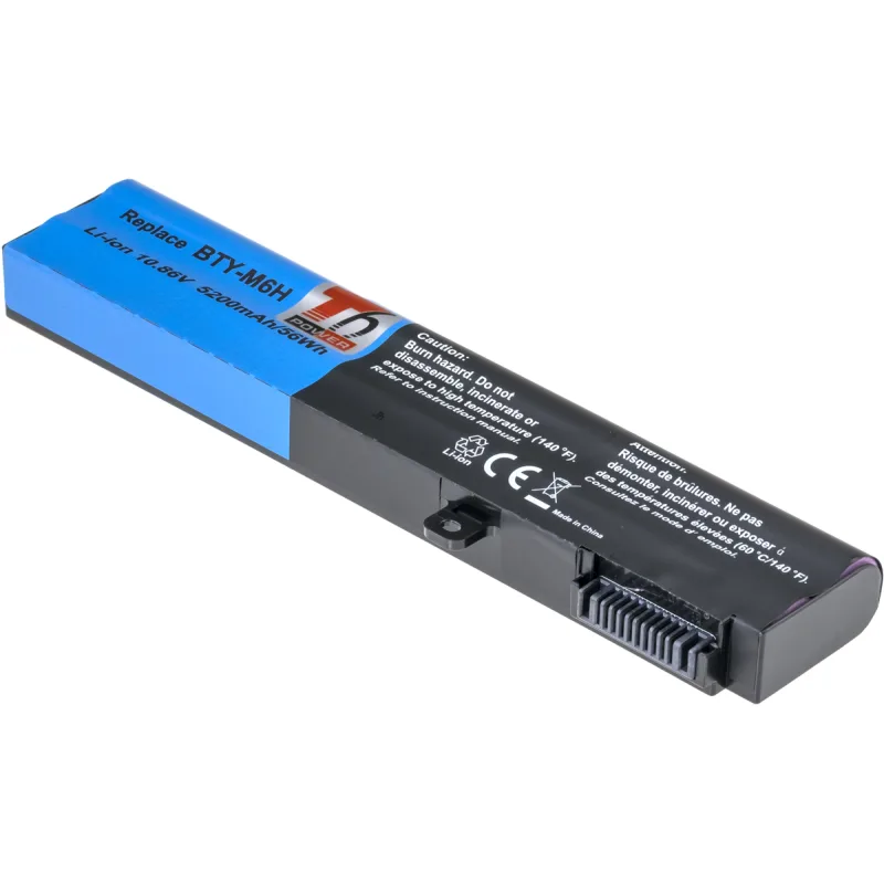 Baterie T6 Power MSI BTY-M6H, GE62, GE72, GL72, GL73, GP62, GP72, 5200mAh, 56Wh, 6cell NBPR0035