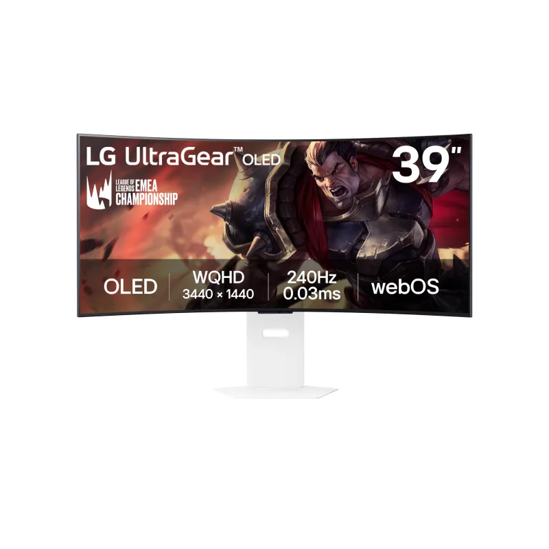 LG UltraGear/39GX90SA-W/39"/OLED/wQHD/240Hz/1ms/Blck-White/2R 39GX90SA-W.AEU