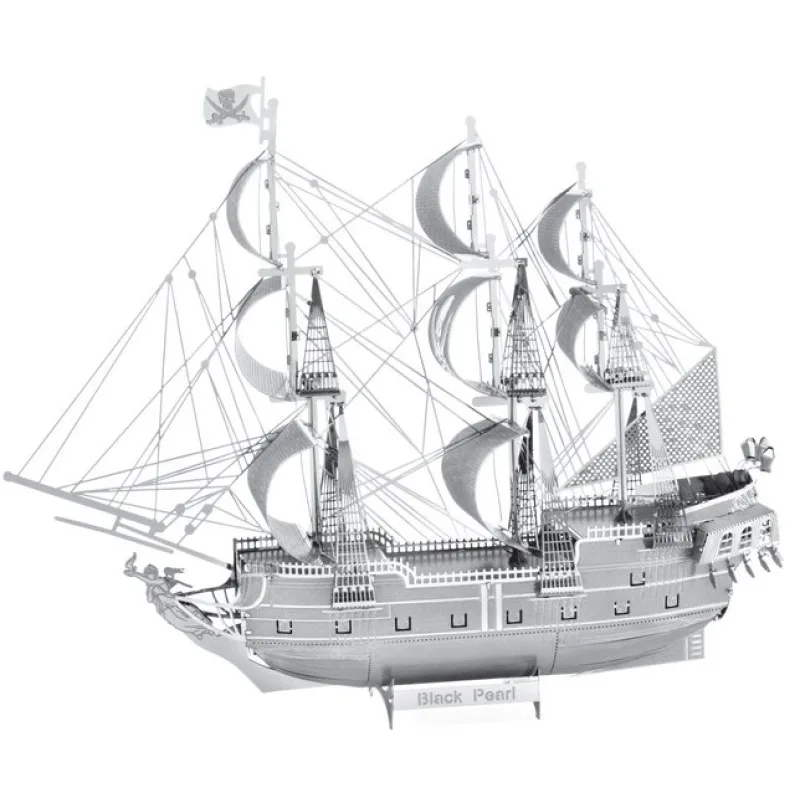 METAL EARTH 3D puzzle Black Pearl - Čierna Perla (ICONX)