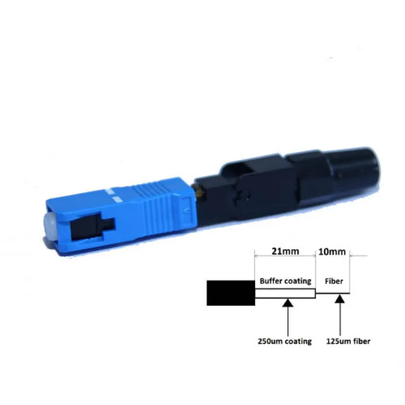 OEM Optický Konektor SC rychloinstalační 1ks (SM i MM)
