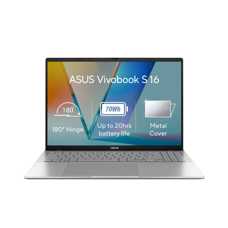 ASUS Vivobook S 16/S3607VA-RP097W/5-210H/16"/WUXGA/16GB/512GB/Intel int/W11H/Silver/2R S3607VA-RP097W