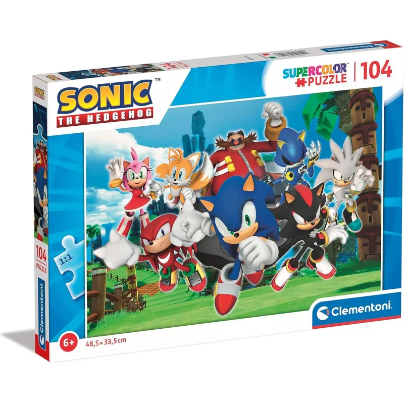Puzzle pre deti Clementoni Ježko Sonic