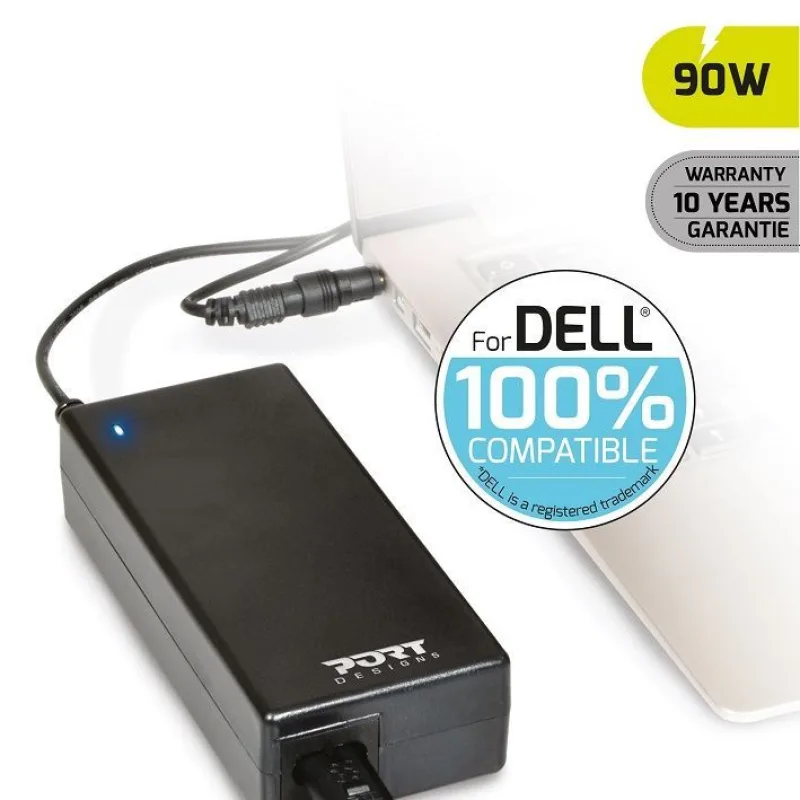 NONAME PORT CONNECT DELL 100% napájecí adaptér k notebooku, 19V, 4,74A, 90W, 2x DELL konektor 900007-DE