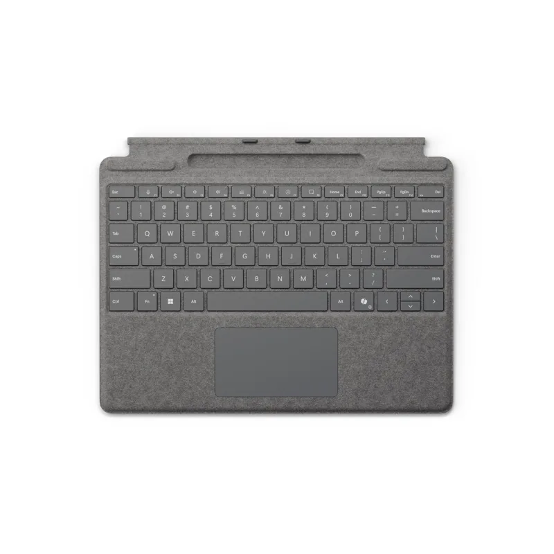 Microsoft Surface Pro Keyboard with Pen Storage (Platinum), Commercial, ENG 8XB-00207