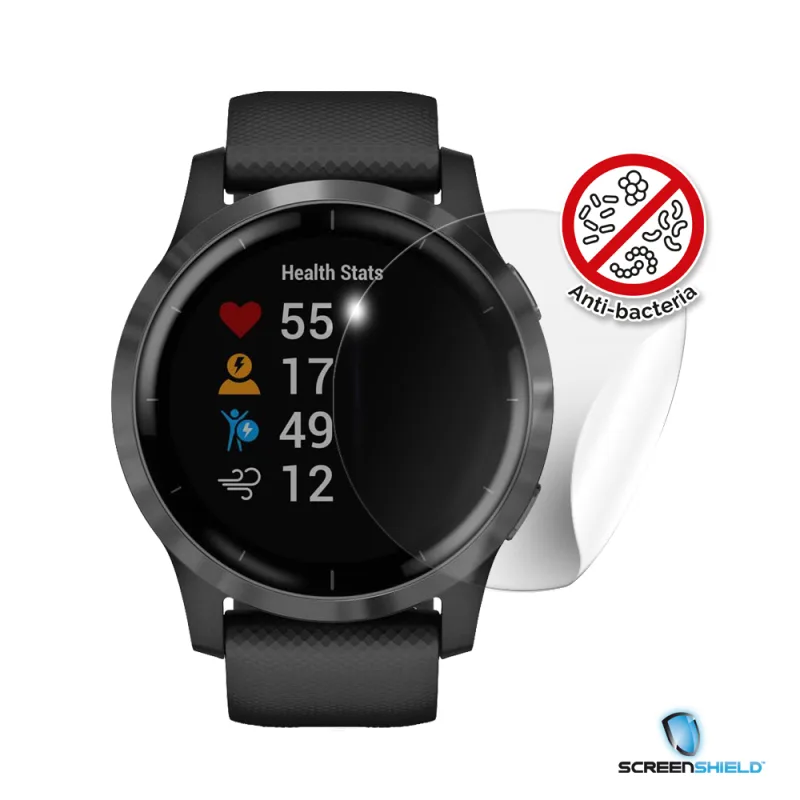 Screenshield Anti-Bacteria GARMIN Vivoactive 4 folie na displej GAR-VIVA4AB-D