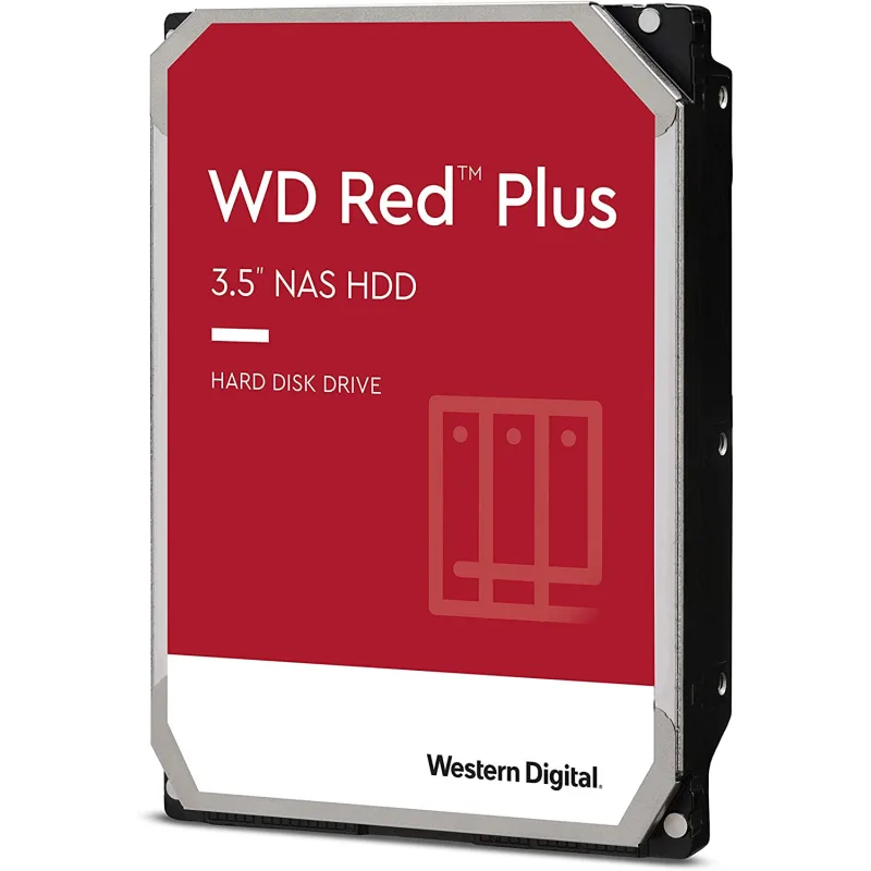 WESTERN DIGITAL WD Red Plus/6TB/HDD/3.5"/SATA/5400 RPM/Červená/3R WD60EFPX