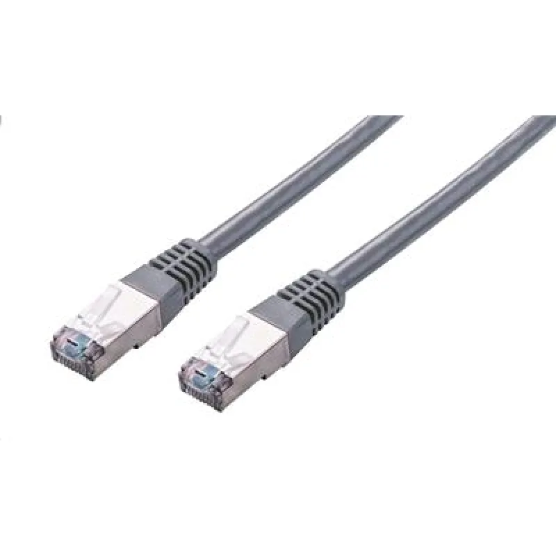 Kabel C-TECH patchcord Cat5e, FTP, šedý, 15m CB-PP5F-15