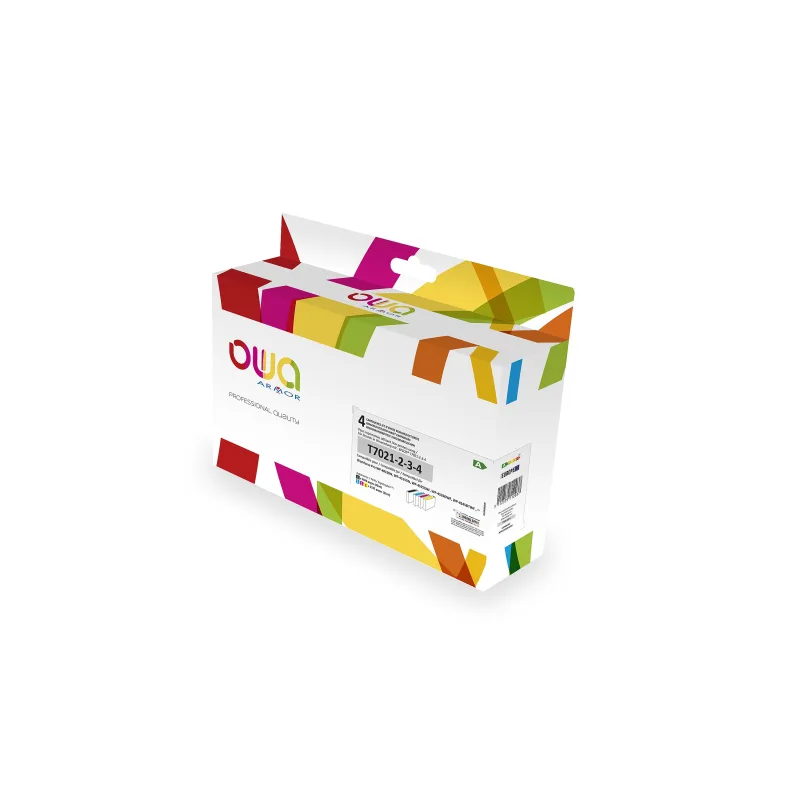 OWA ARMOR ink kompatibilní s Epson (T7021/22/23/24), 4-pack (CMYK), 46ml/3x22ml/2860p/3x2535p K10406OW