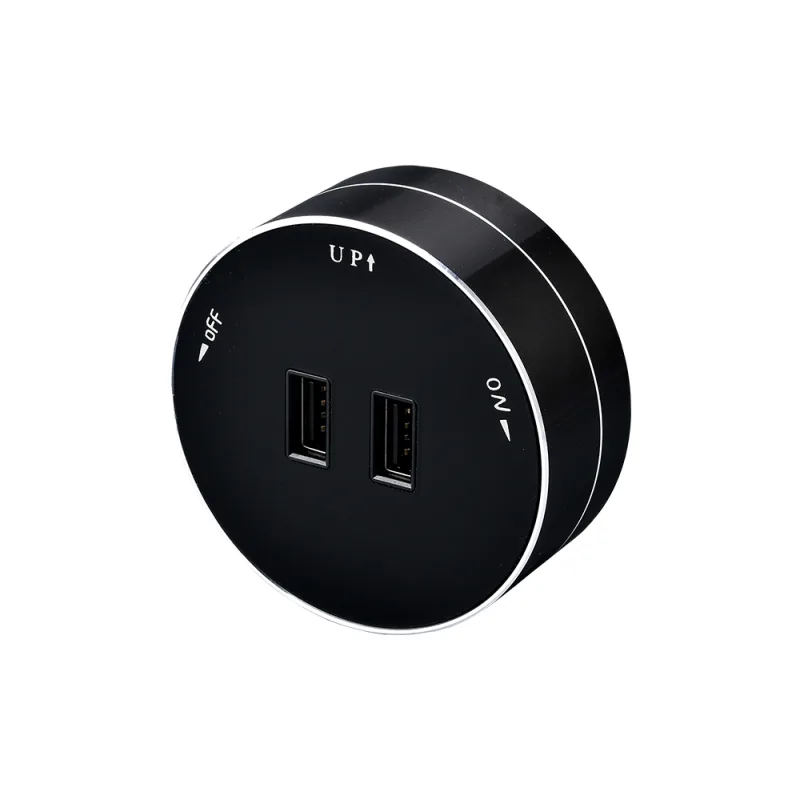 Zásuvkový modul Viking A50B, černá/výstupy - 1xUSB-A/výkon až 2500W/230V,16A,50Hz VA50B