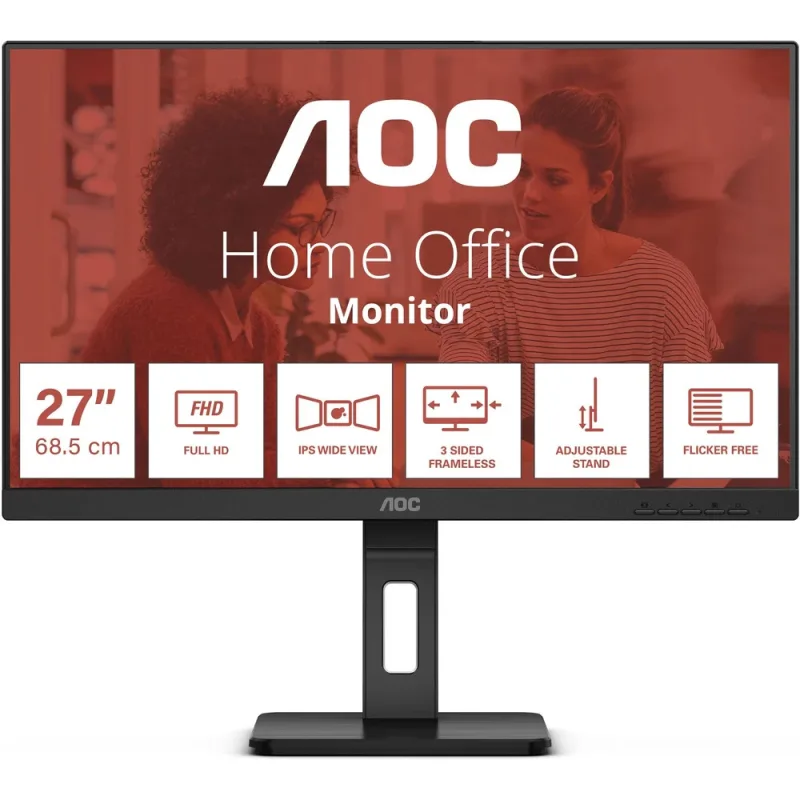 AOC AOC/Q27E3UMF/27"/VA/QHD/75Hz/4ms/Black/3R Q27E3UMF