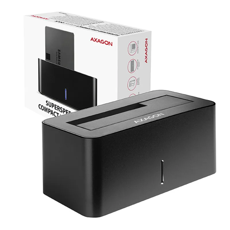 AXAGON ADSA-SN, USB 3.2 Gen1 - SATA 6G, 2.5"/3.5" HDD/SSD dokovací stanice ADSA-SN