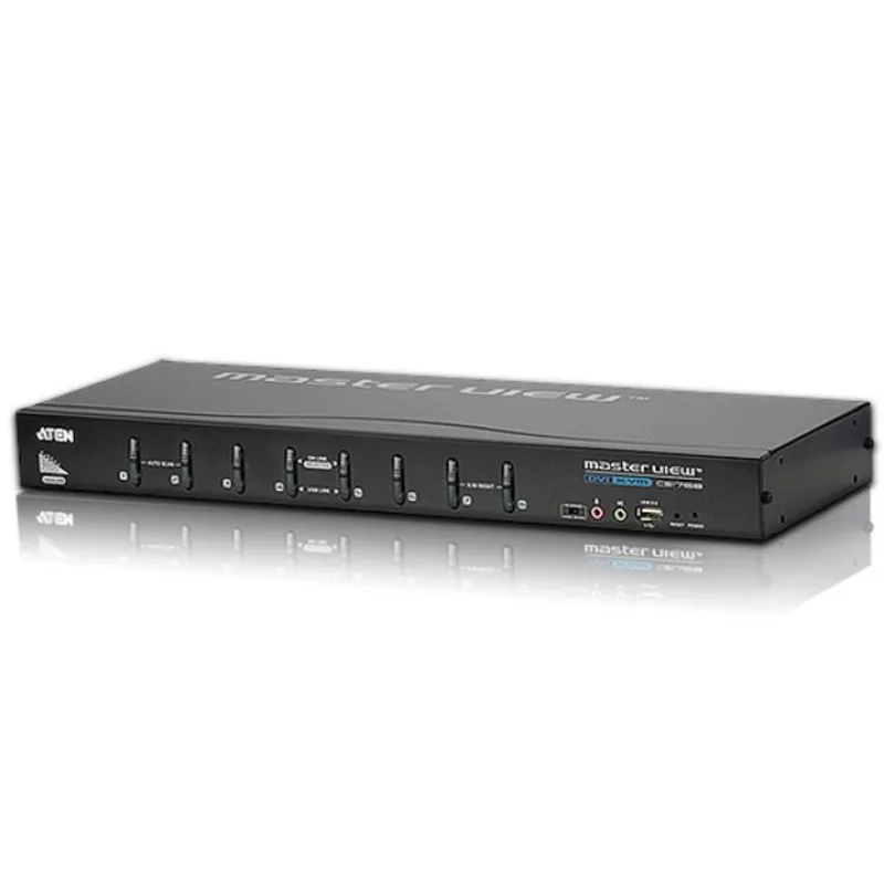 Aten 8-port DVI KVMP USB, 2port USB HUB,audio,1.2m CS-1768