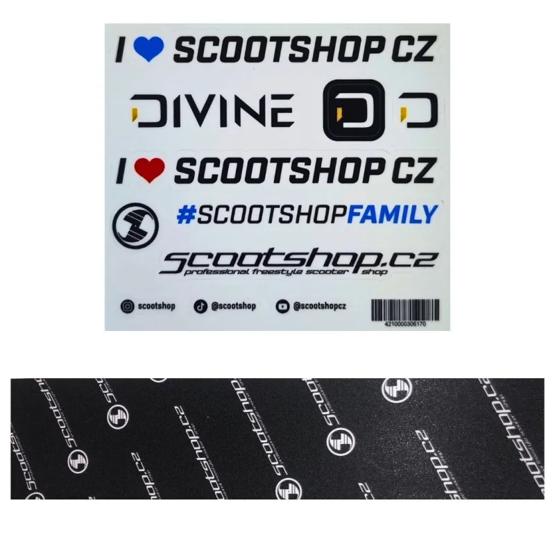 Set List samolepek + griptape