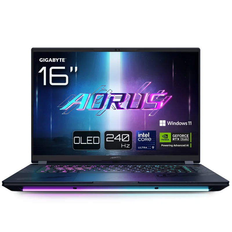 Gigabyte AORUS MASTER 16/BYHC5EEE64SP/U9-275HX/16"/2560x1600/32GB/1TB/RTX 5080/W11P/Dark Tide/2R AORUS MASTER 16 BYHC5EEE64SP