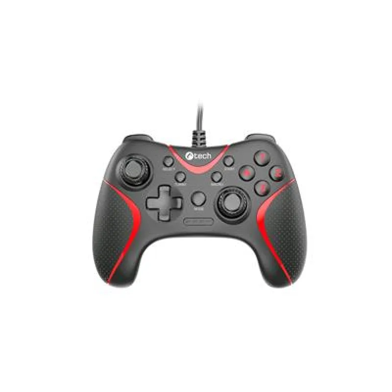 Gamepad C-TECH Theon pro PC/PS3, 2 programovatelná makro tlačítka, 2x analog, X-input, vibrační, 1,8 GP-09