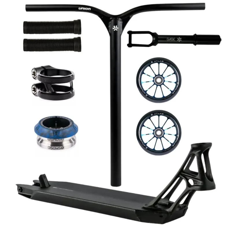 Freestyle koloběžka Custom Ethic × Union Park – 460 × 130 mm / 110 × 24 mm / IHC – černá