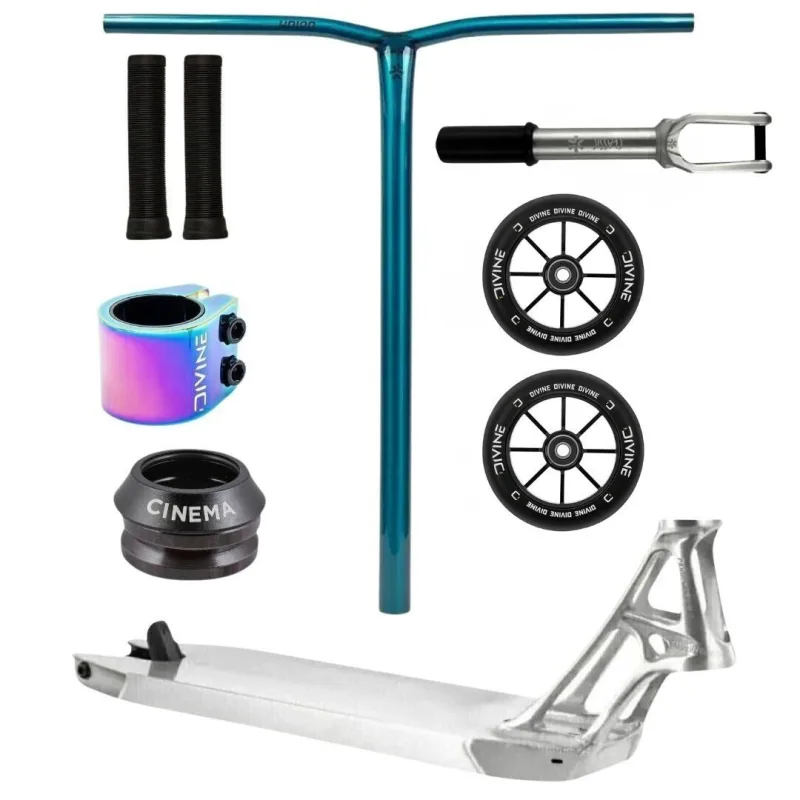 Freestyle koloběžka Custom Divine X Ethic Pandemonium 460 mm stříbrná