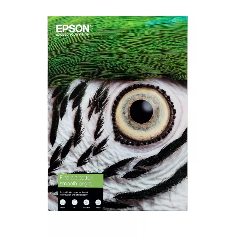 EPSON Fine Art Cotton Smooth Bright A3+ 25 Sheets C13S450275