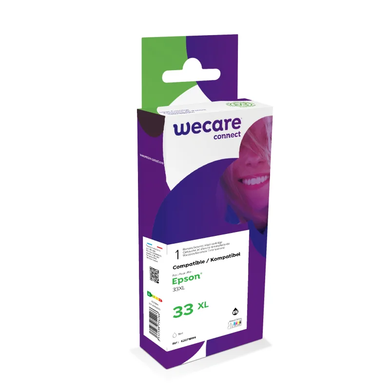 WECARE ARMOR ink kompatibilní s EPSON C13T33614012, foto černá/photo black K20718W4
