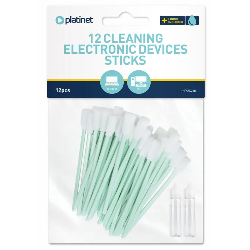 FELLOWES Platinet PFS5430 vatové tyčinky pro čištění klávesnic 12 ks PLAPFS5430