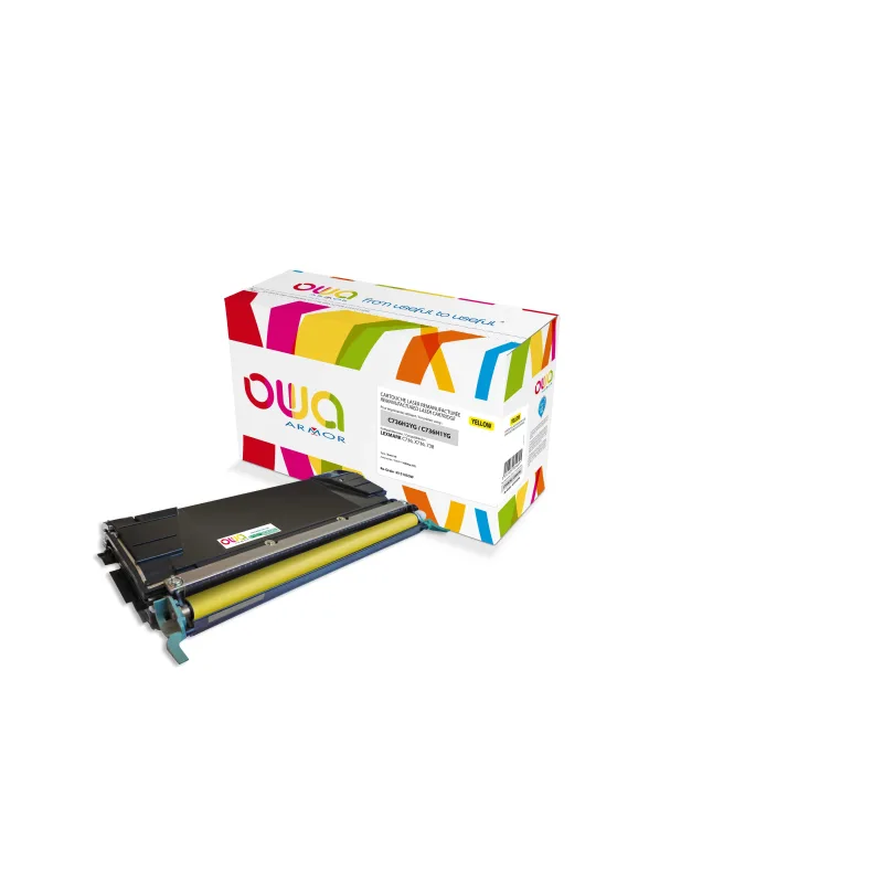 OWA Armor toner kompatibilní s Lexmark C736H1YG, 10000st, žlutá/yellow K15185OW