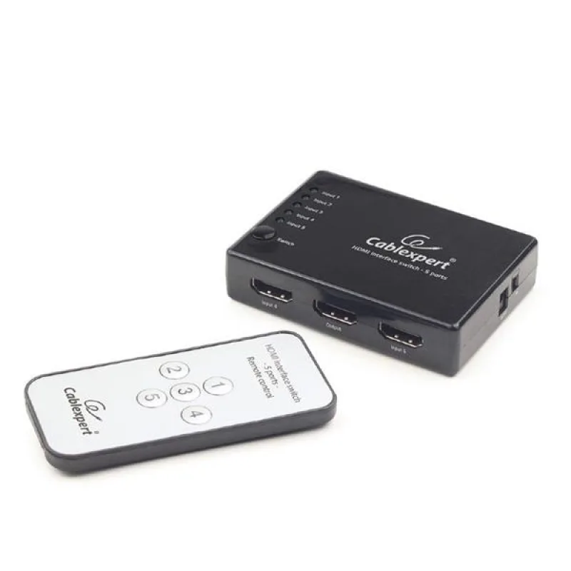 Gembird switch HDMI, 5 x port out / 1 x port in DSW-HDMI-53