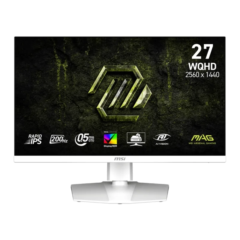 MSI MAG/274QRFW E20/27"/IPS/QHD/200Hz/0,5ms/Bílá/3R MAG 274QRFW E20