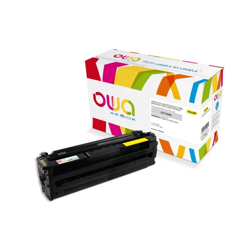 OWA Armor toner kompatibilní s Samsung CLTY505L, 3500st, žlutá/yellow K15802OW