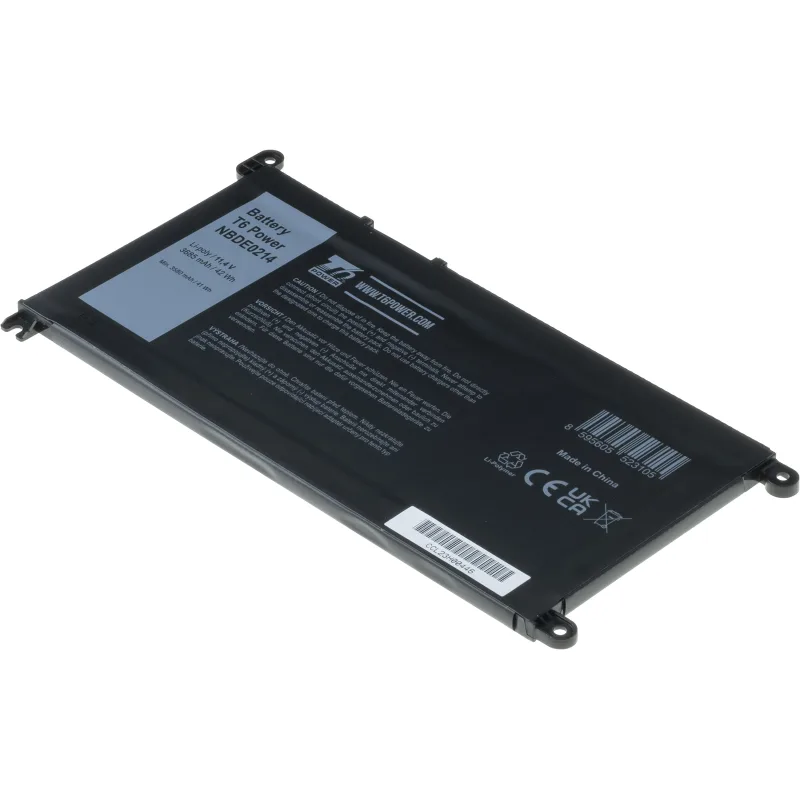 Baterie T6 Power Dell Insprion 3581, 3582, 3584, 5584, Vostro 5581, 3685mAh, 42Wh, 3cell, Li-poly NBDE0214
