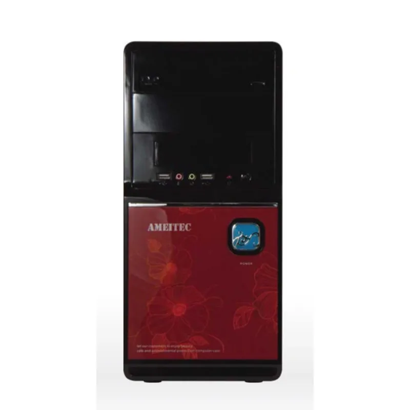 EXACTGAME AMEI AM-C1002BR/Micro ATX/Černá a červená AMEI Case AM-C1002BR