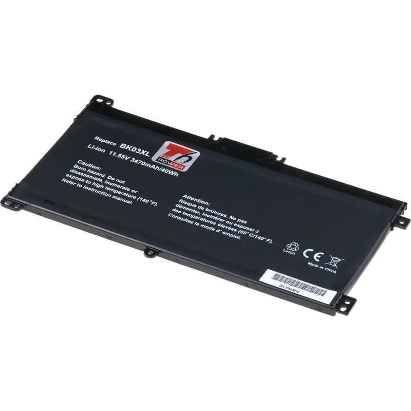 Baterie T6 Power HP Pavilion 14-ba000, 14-ba100, 14-ba200 x360 serie, 3470mAh, 40Wh, 3cell, Li-ion NBHP0151