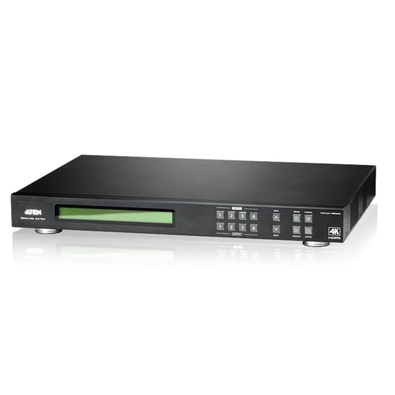 ATEN 4x4 port HDMI 2.0 matrix přepínač a scaler,4k VM-6404H