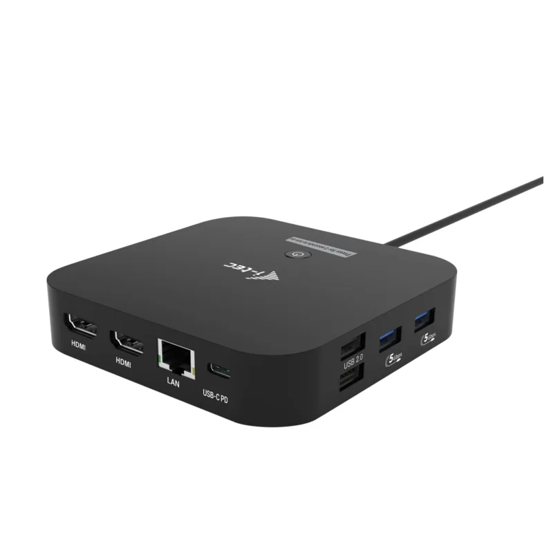 i-tec USB-C Dual HDMI Docking Station, Power Delivery 100W C31DUALHDMIDOCKPD
