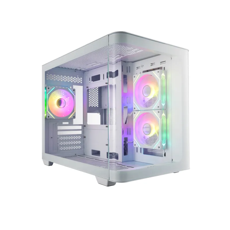 FSP S380-WA/Micro ATX/Transpar./Bílá POC0000244