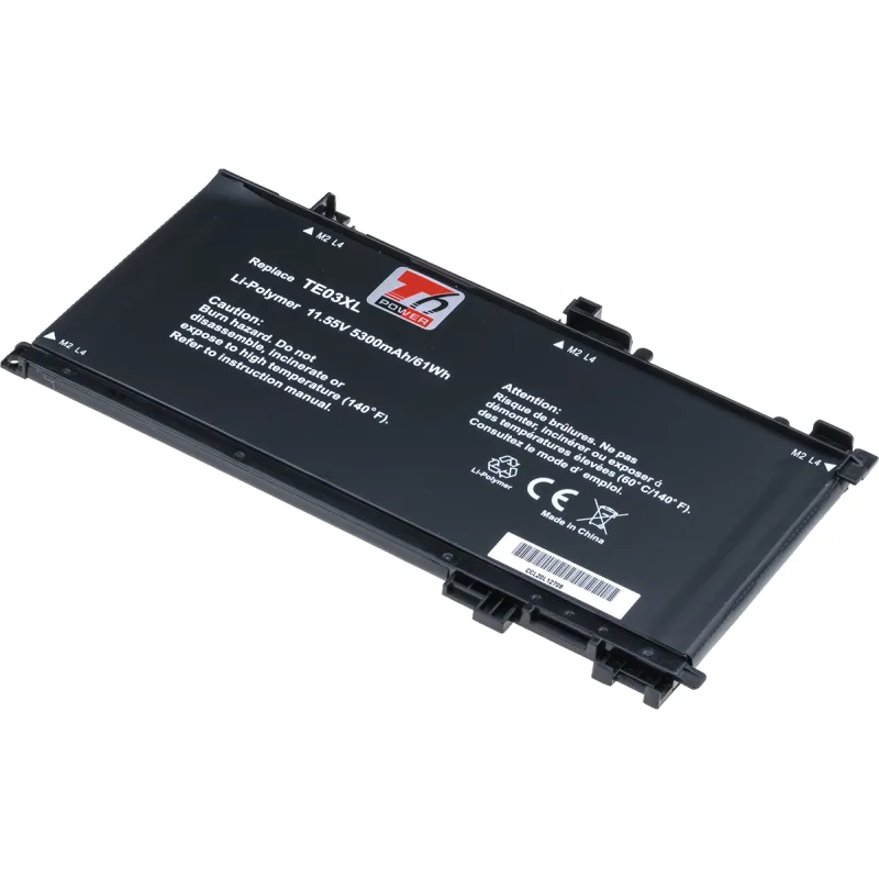 Baterie T6 Power pro HP Pavilion 15-bc000, 15-bc200, Omen 15-ax000, 5300mAh, 61Wh, 3cell, Li-pol NBHP0131