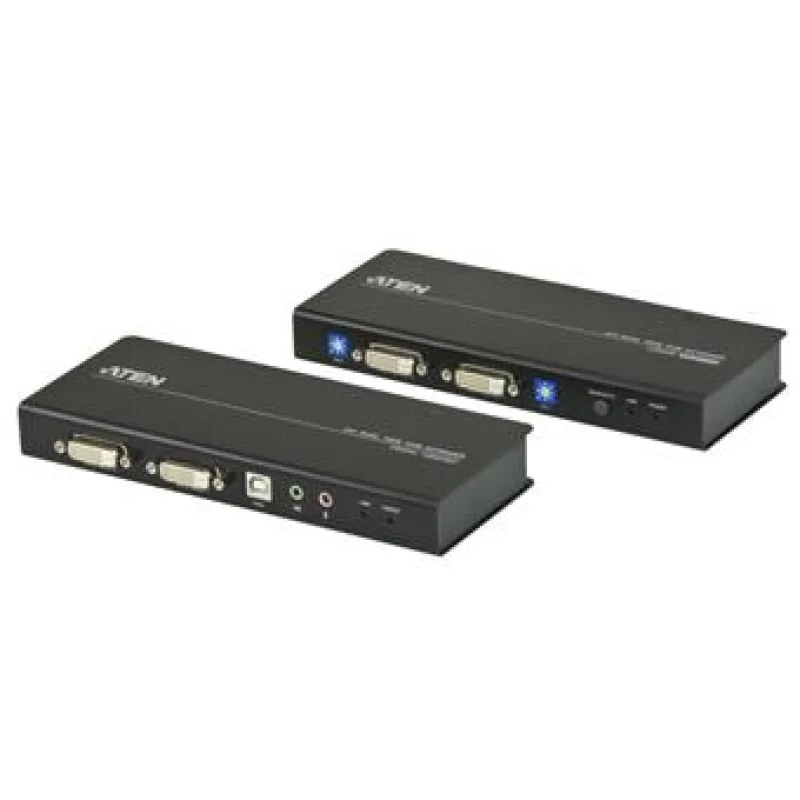 ATEN Extender PC-konzole Dual DVI až 60m ,USB CE-604