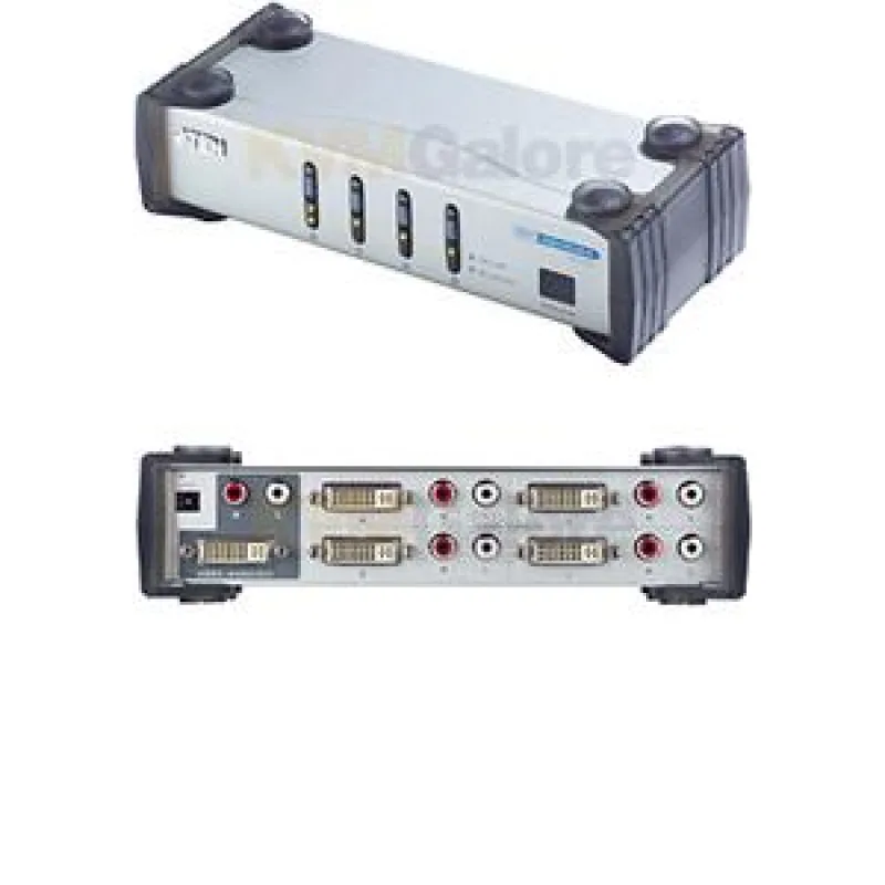 ATEN DVI video přepínač 4 PC - 1 DVI monitor+4xcin VS-461