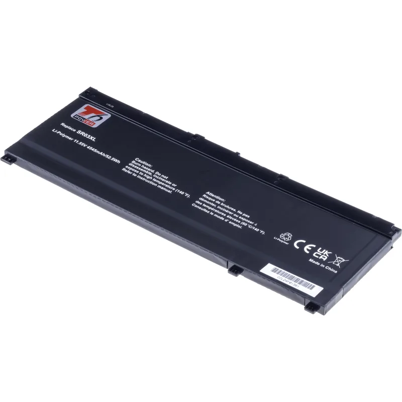 Baterie T6 Power HP Pavilion Gaming 15-cx0000, 17-cd0000, 4545mAh, 52,5Wh, 3cell, Li-pol NBHP0178