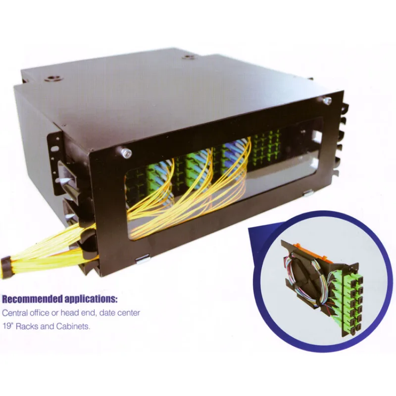 OEM 19" Optická VH vana 4U HD144 (SC)-288(LC) vláken