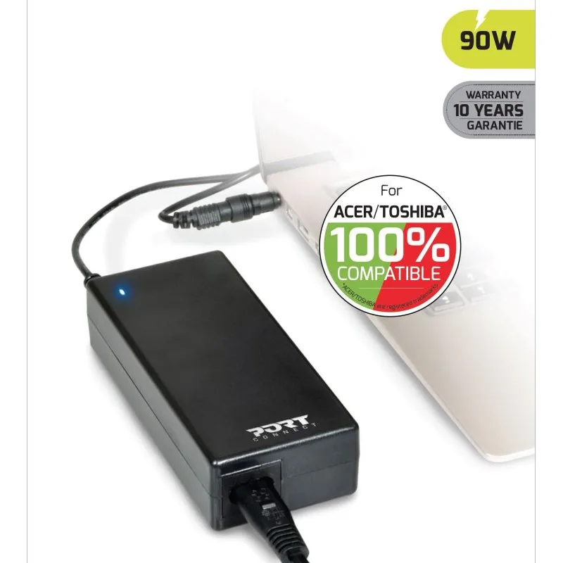 NONAME PORT CONNECT ACER/TOSHIBA 100% napájecí adaptér k notebooku,19V, 4,74A, 90W, 3xACER/TOSHIBA konektor 900007-ACTO