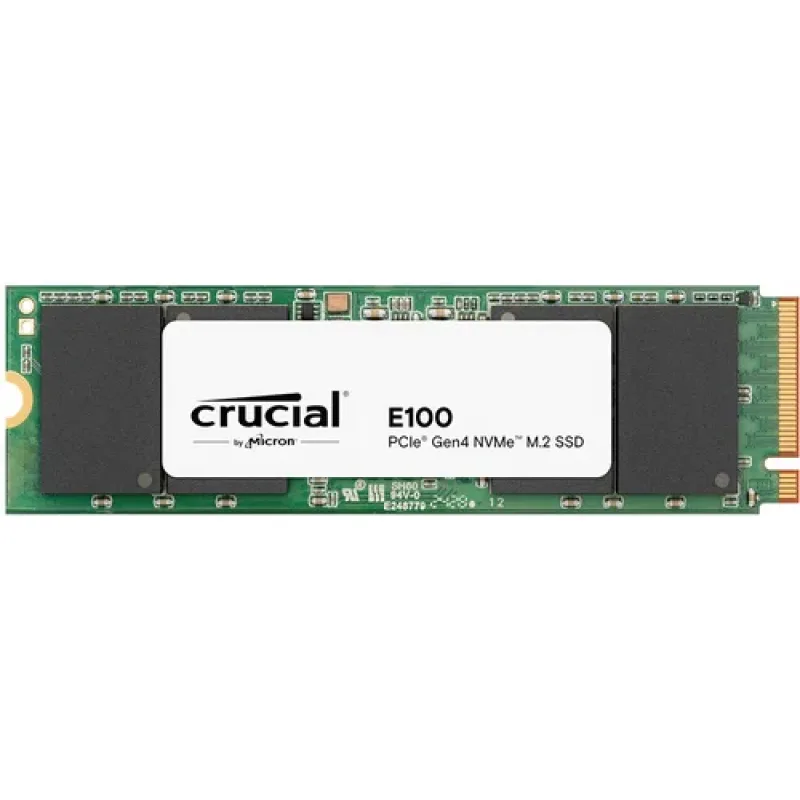 Crucial E100 1TB PCIe Gen4 2280 NVMe M.2 SSD CT1000E100SSD8