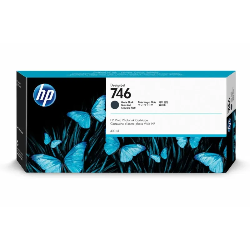 HP 746 300-ml Matte Black Ink Cartridge P2V83A