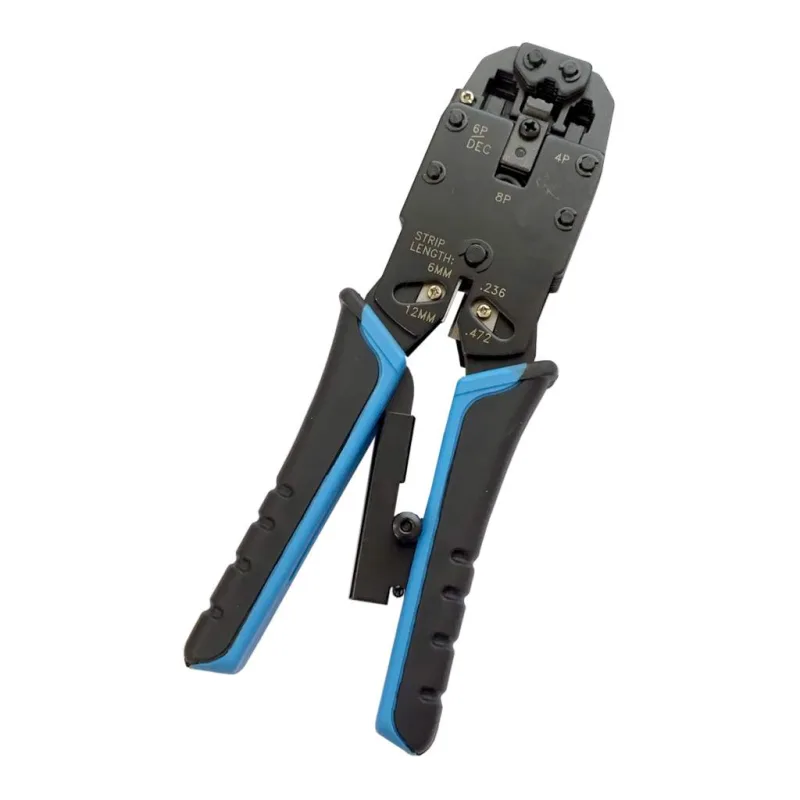 W-Star Kleště UTP RJ45/ RJ12/RJ11 PROFI s ráčnou bez ořezávače izolace WS2008R