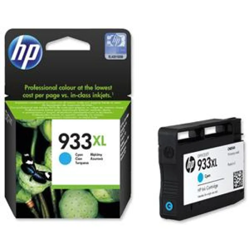 HP 933XL azurová inkoustová kazeta, CN054AE CN054AE