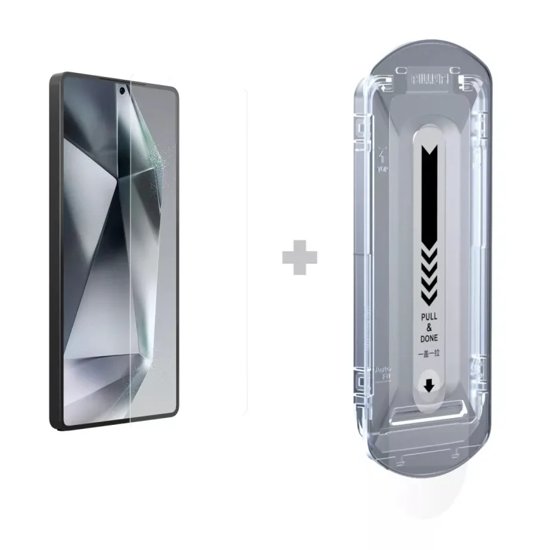 NONAME Nillkin Tvrzené Sklo 0.25mm Guardian 2.5D pro Samsung Galaxy S25 Black (s aplikátorem) 6902048291164