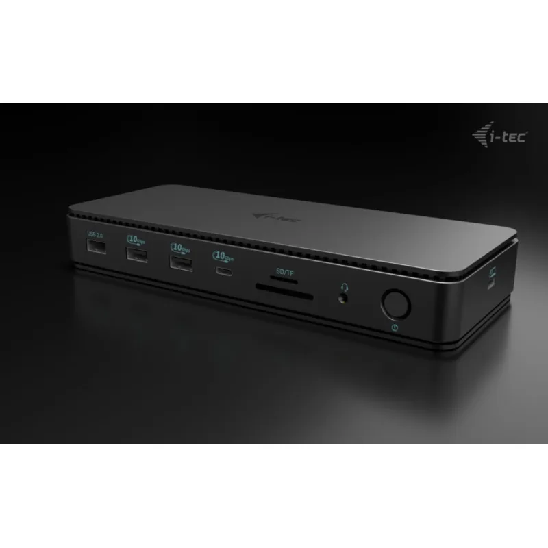 i-tec Thunderbolt 4 Dual Display Docking Station, Power Delivery 92W TB4DUALDPDOCKPDPRO