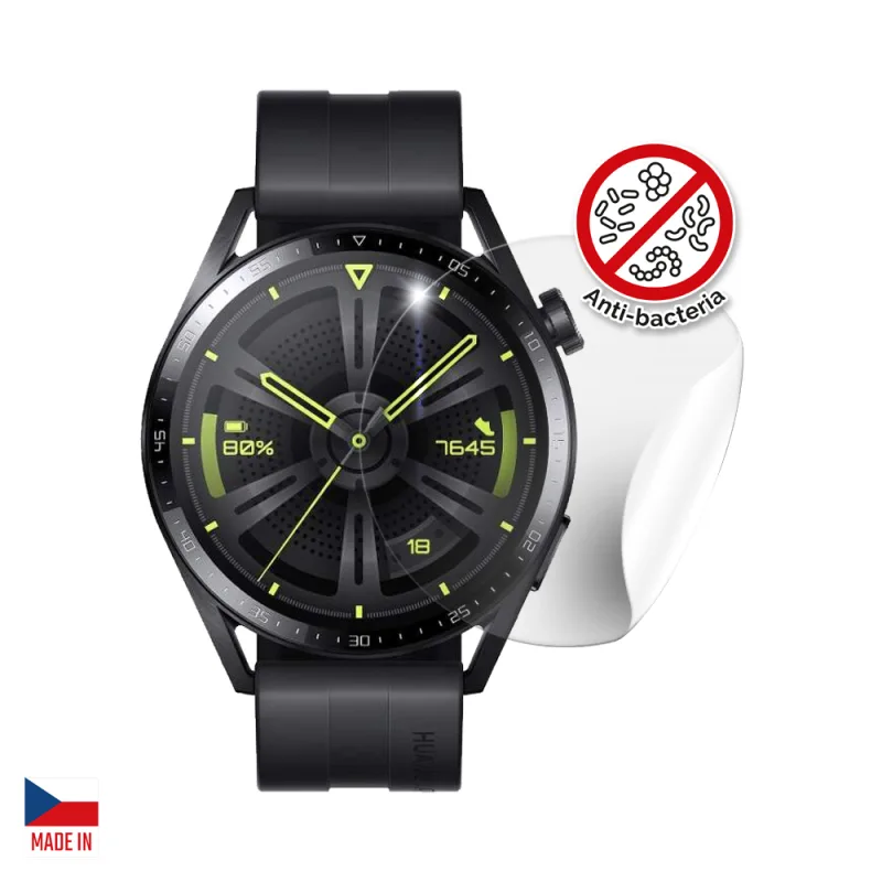 Screenshield Anti-Bacteria HUAWEI Watch GT 3 (46 mm) folie na displej HUA-WATCHGT346AB-D
