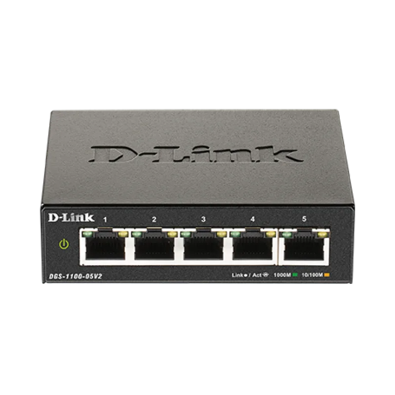 D-Link DGS-1100-05V2 Easy Smart Switch 10/100/1000 DGS-1100-05V2/E